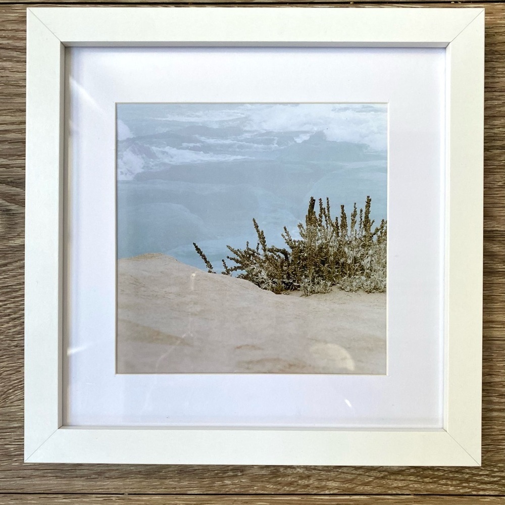 Original Film Photograph Archival Inkjet Paper Framed 8" X 8" EDGE of the EARTH